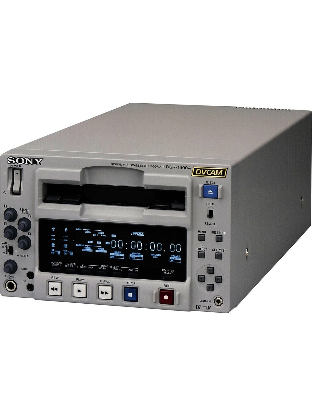 SONY DSR-1500 DVCAM DIGITAL VIDEOCASSETTE RECORDER TESTED LOW HO
